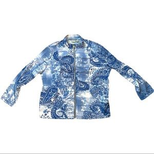 Chico’s Zenergy Size 3 ZipUp Light Jacket